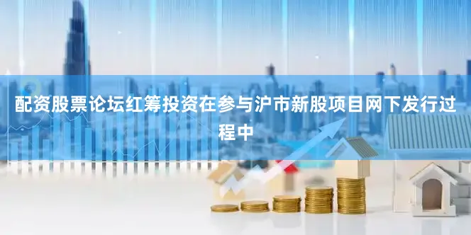 配资股票论坛红筹投资在参与沪市新股项目网下发行过程中